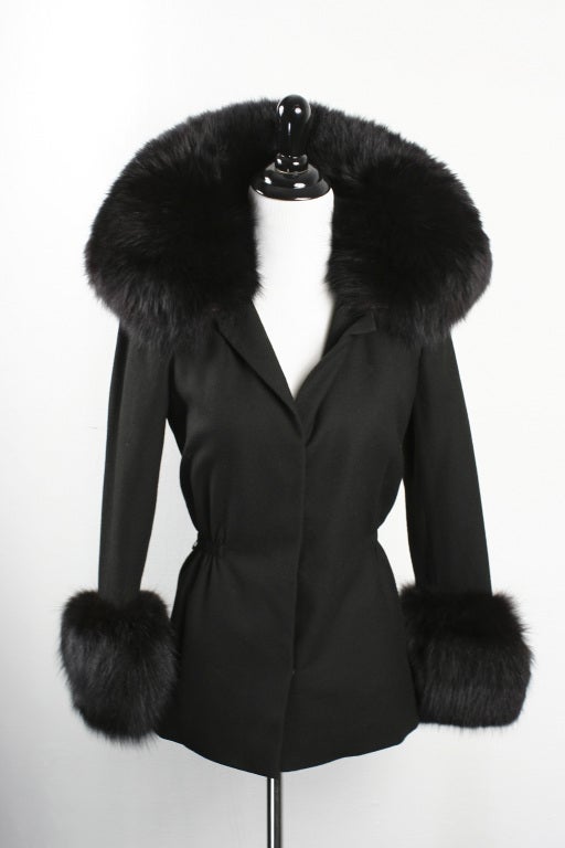 JOHN ANTHONY Fox Fur Jacket For Sale 5