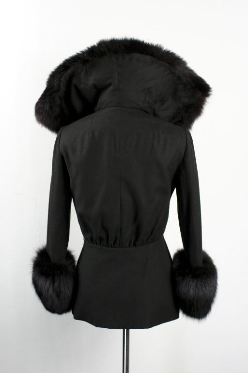 JOHN ANTHONY Fox Fur Jacket For Sale 6