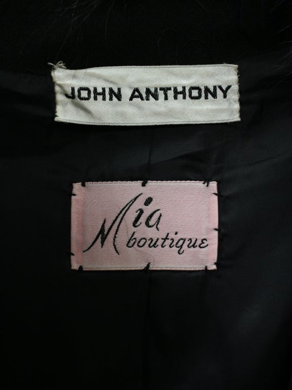 JOHN ANTHONY Fox Fur Jacket For Sale 7