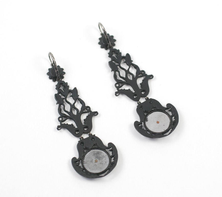 Historic Berlin Iron Earrings at 1stDibs