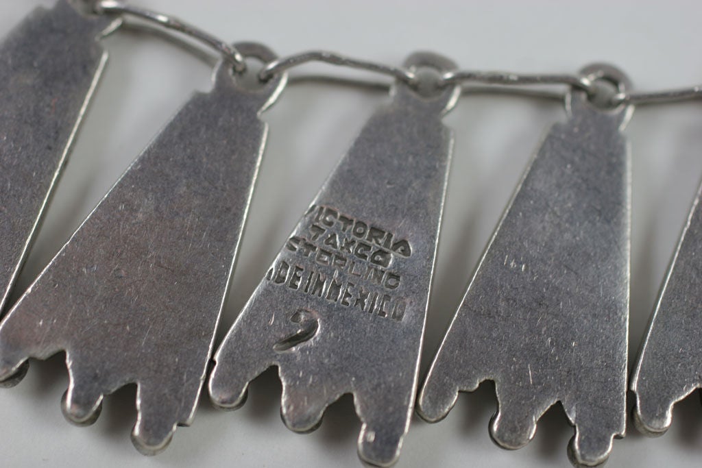 Eleanor Roosevelt’s Silver Fringe Necklace by Victoria  In Excellent Condition In Stamford, CT
