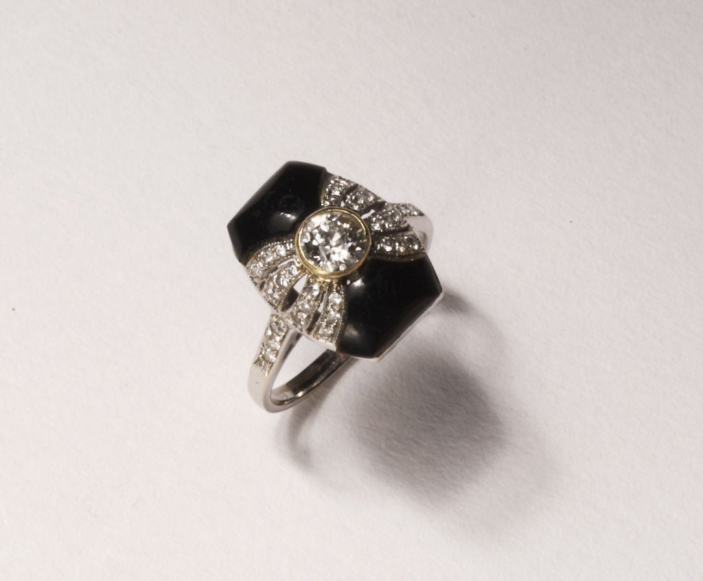 deco onyx ring deco onyx ring at 1stdibs deco onyx ring deco onyx ring at 1stdibs
