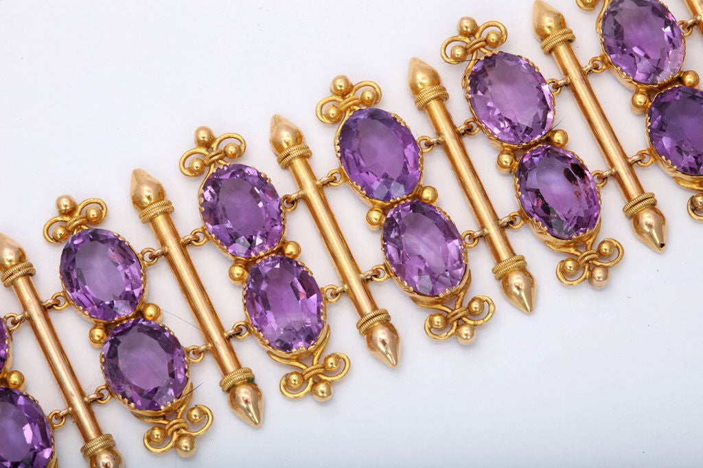 Purple Passion in a Victorian Amethyst Bracelet