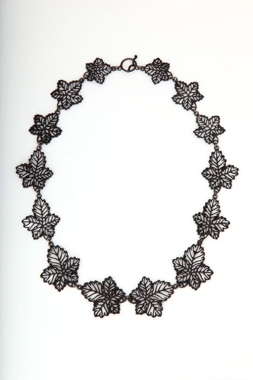 Geiss Berlin Iron Leaf Necklace