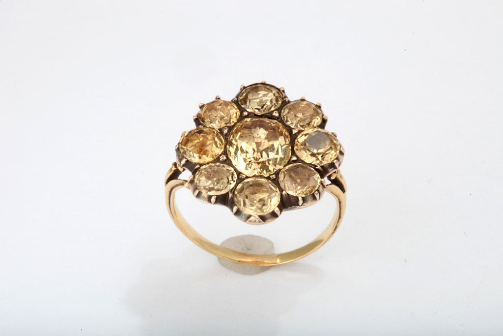 A Taste of Honey: Georgian Topaz Ring