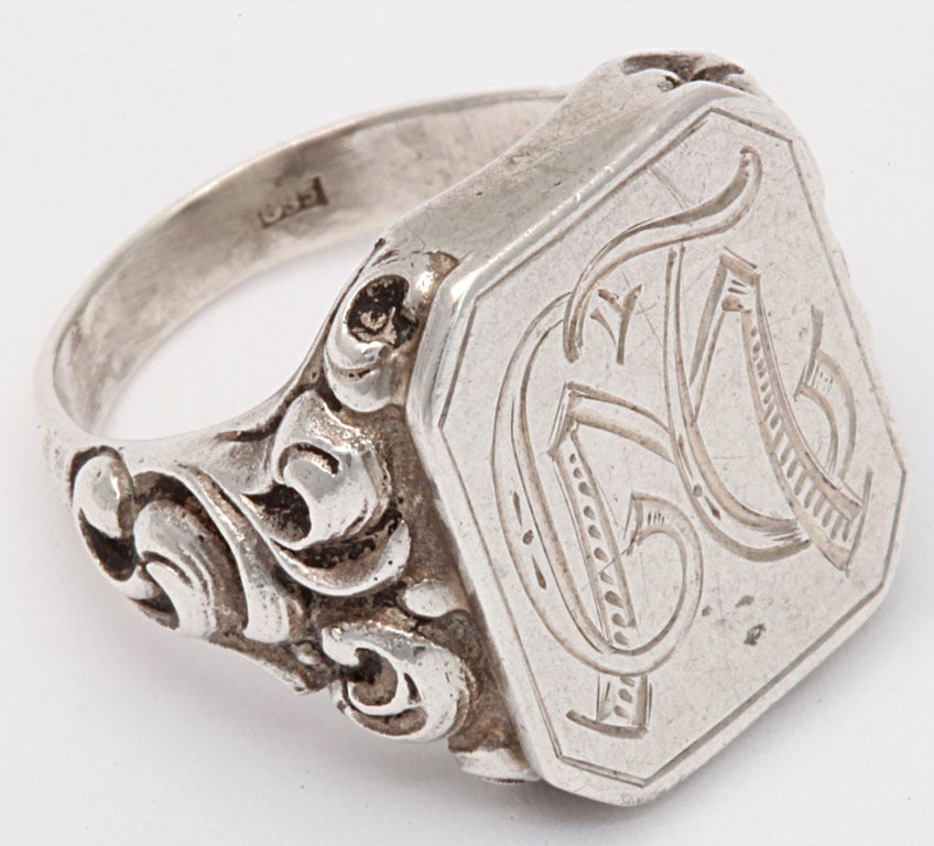 victorian silver rings