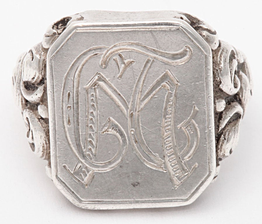 victorian silver ring