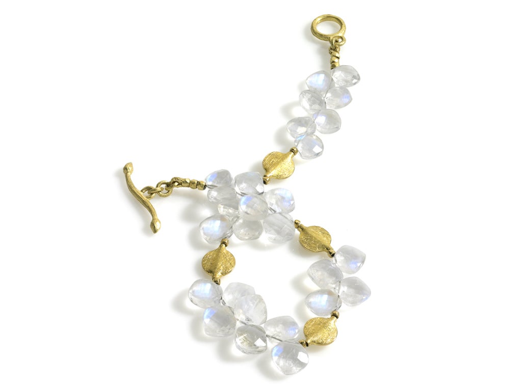BARBARA HEINRICH Moonstone Gold Bracelet