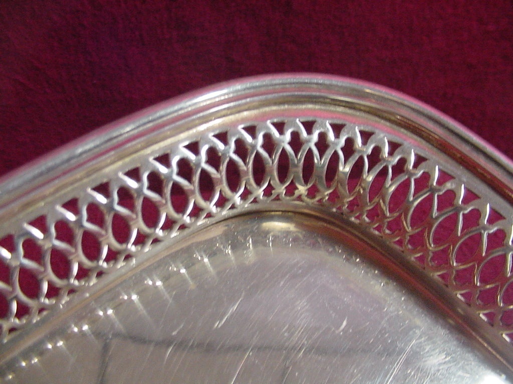 Women's or Men's Buccellati Sterling Silver Gallery Tray Italy 15