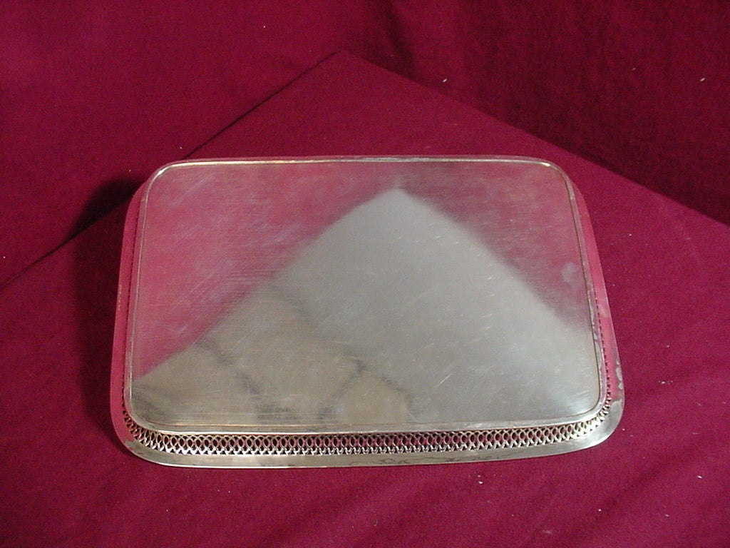 Buccellati Sterling Silver Gallery Tray Italy 15