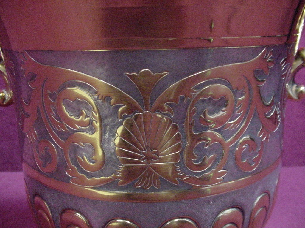 Tane Sterling Silver Gilt Vase Urn Ornate Mexico Designer