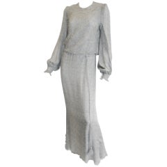 One Of a Kind Ralph Rucci Silk Gown  Fall 2003