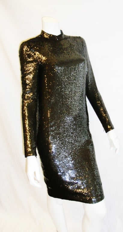 Women's Chado Ralph Rucci  Couture Cocktail  Sequin Dress