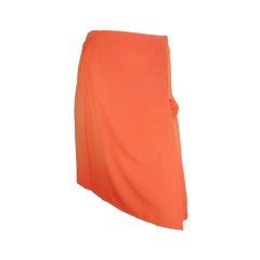 Chado Ralph Rucci Orange Skirt Sprin Summer 2010