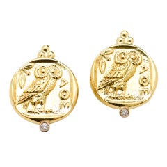 Athena Gold Earrings