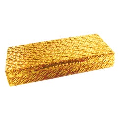 Van Cleef & Arpels Gold Pill Box