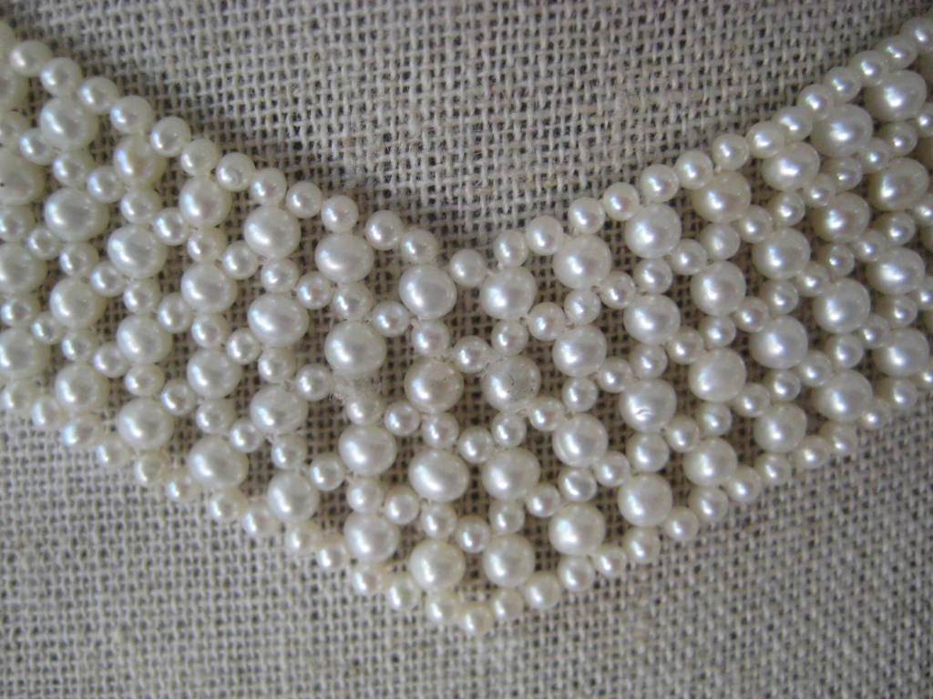 Contemporary Wide Woven Pearl 