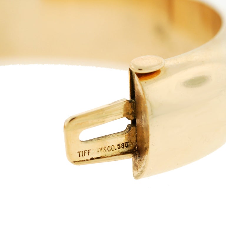 TIFFANY & CO. Gold Bangle Bracelet 2
