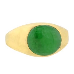 SCHLUMBERGER for TIFFANY & CO. Cabochon Jade Ring