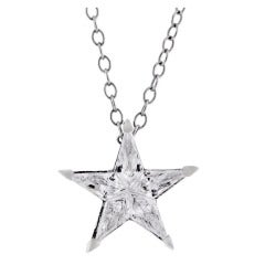Contemporary Kite Cut Diamond Star Pendant 1.15ctw