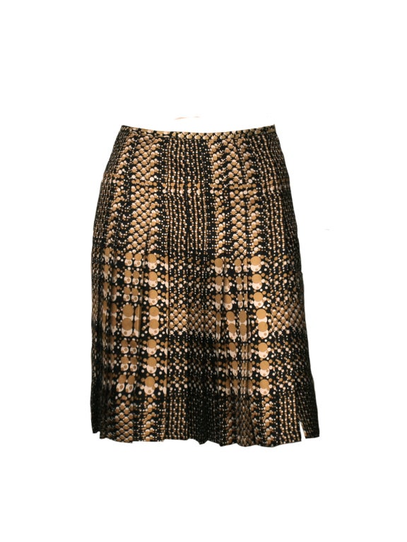 Versace Couture Polka-Dot Skirt Set For Sale 1