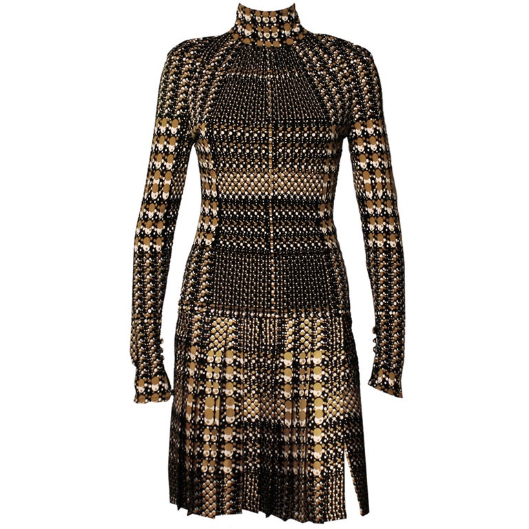 Versace Couture Polka-Dot Skirt Set For Sale