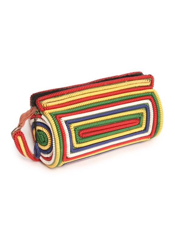 Colorful Phone Cord Shoulder Bag