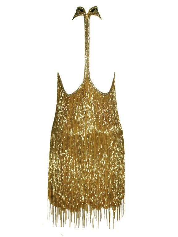 Women's Bob Mackie Mini Beaded Dress For Sale