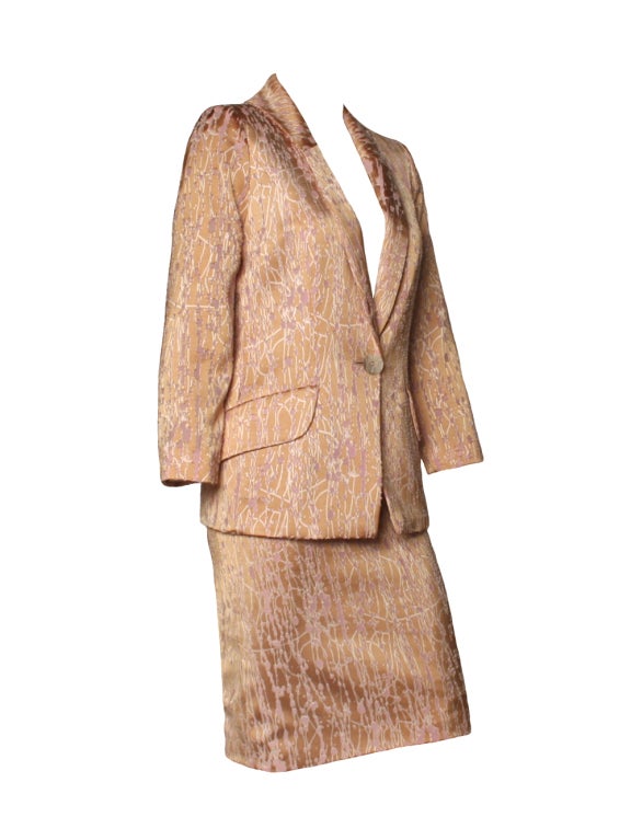 Christian Lacroix Raindrop Pattern Skirt Set