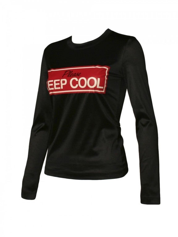 1980's Moschino "Keep Cool" Shirt