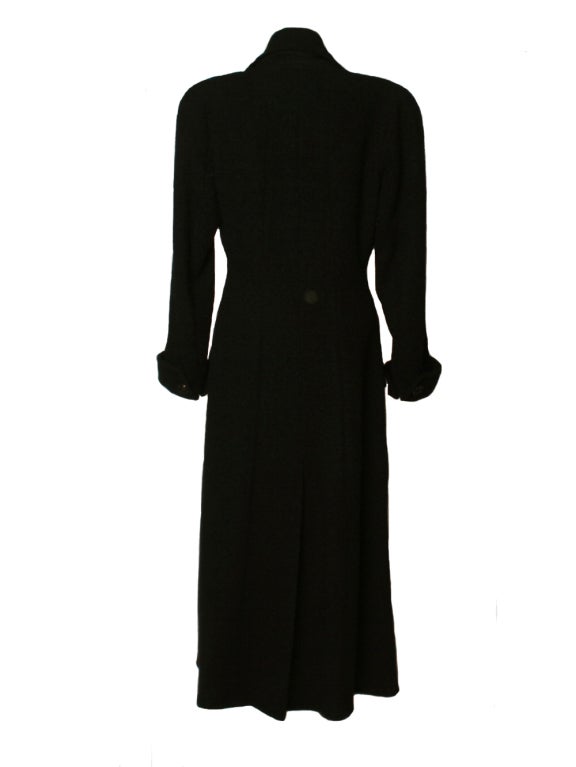 Women's 1980's Karl Lagerfeld Long/Short Boucle Coat For Sale