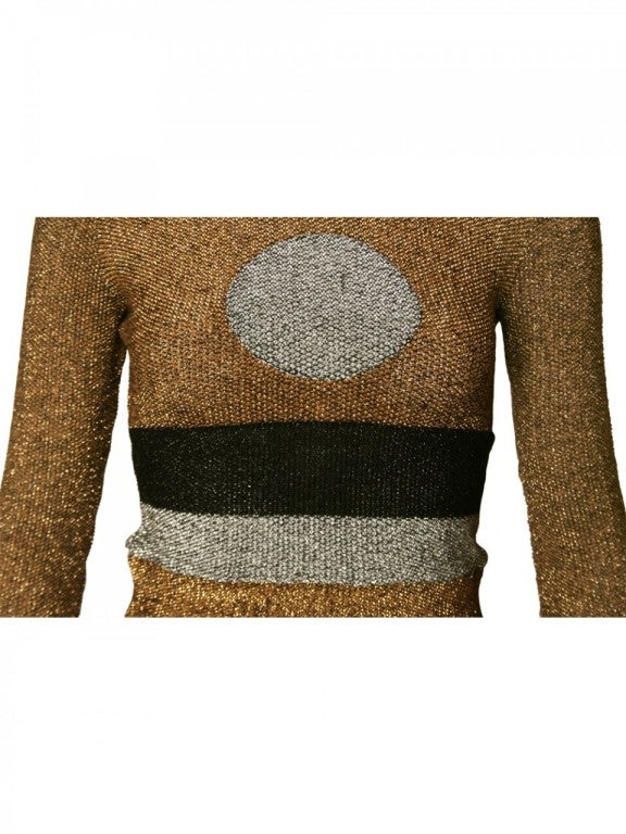 1960's Rudi Gernreich Metallic Sweater For Sale 1