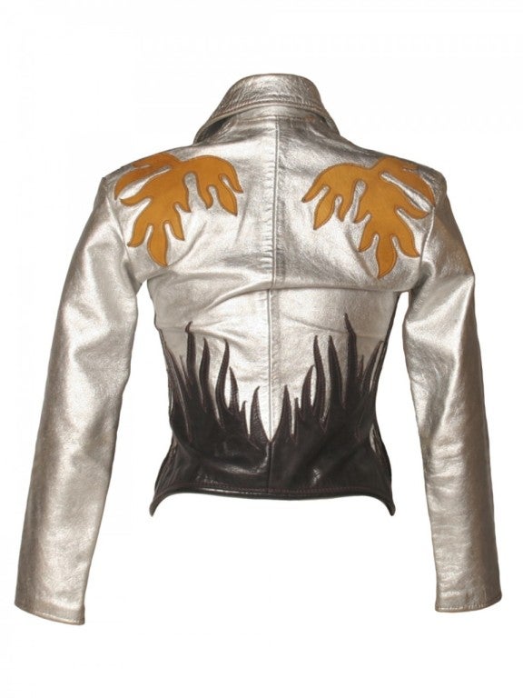1970s east west calfskin motorcycle jacket