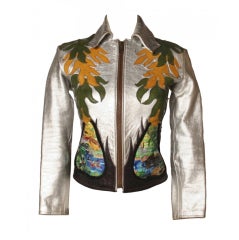 1970s East West Musical Instruments Co. Handpainted Jacket