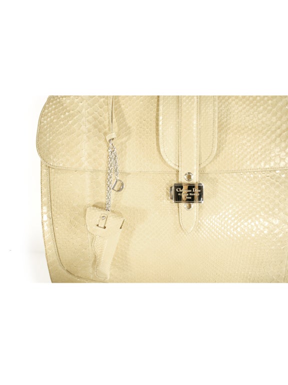 Christian Dior Python Briefcase For Sale 2