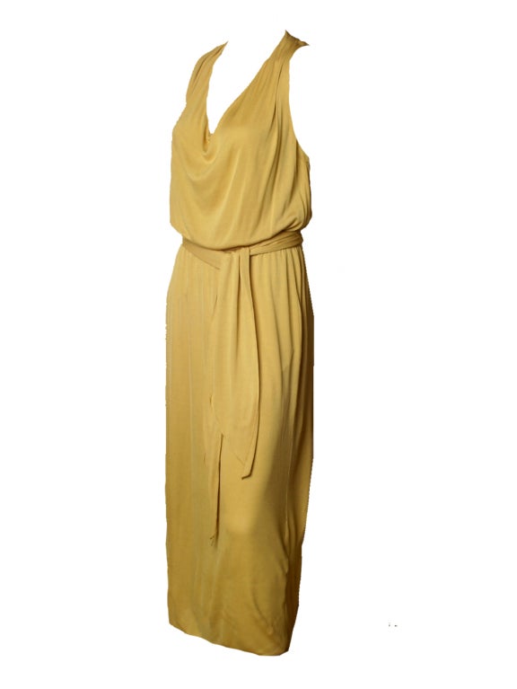 Holly Harp Mustard Dress