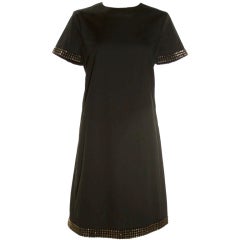 Used Burberry Black Studded Dress