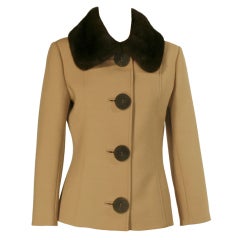Dolce & Gabbana Fur Collar Coat
