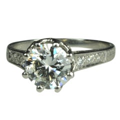 Fabulous Crown Setting Engagement Ring