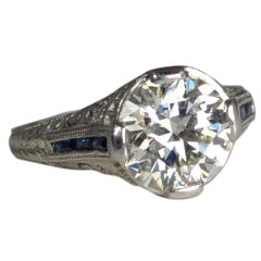 Antique 2.80 Carat Diamond Ring