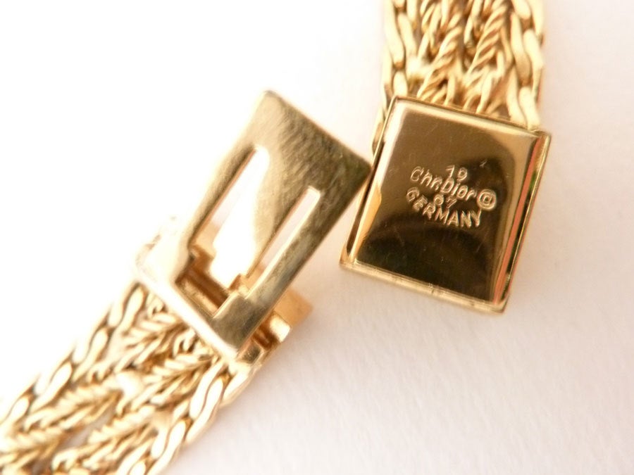 Women's Vintage Signed Christian Dior 1967 Germany Drop Necklace For Sale