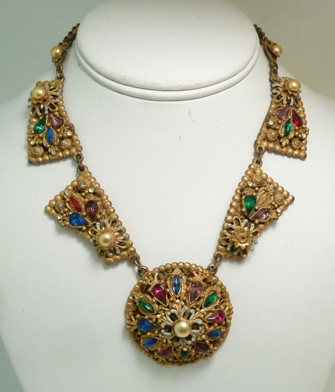 Vintage Alexander Korda “Thief of Bagdad” Necklace For Sale at 1stDibs
