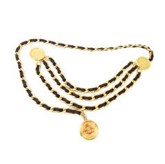 Vintage Signed Chanel Necklace-Belt