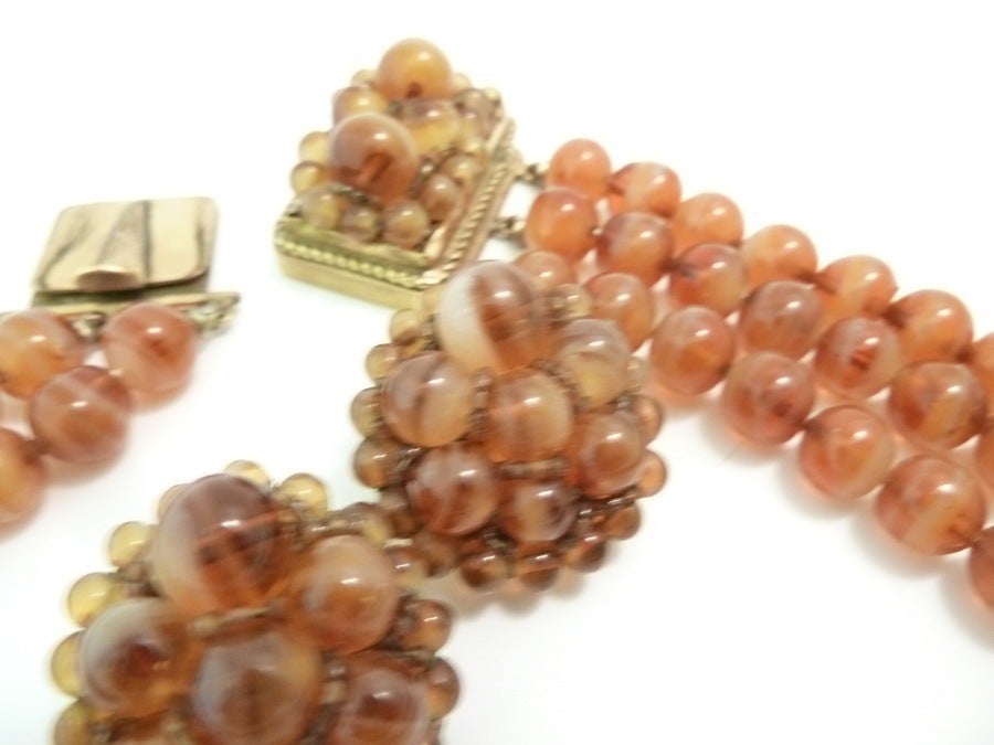 Coppola e Toppo Italy Vintage Necklace and Earrings In Excellent Condition For Sale In New York, NY