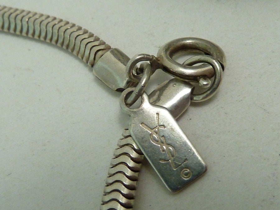 Vintage Yves St. Laurent Pendant Necklace In Excellent Condition In New York, NY
