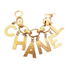 Large Vintage Chanel 93P Charm Bracelet