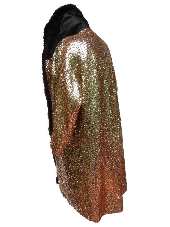 Facade Dress and Fox Coat