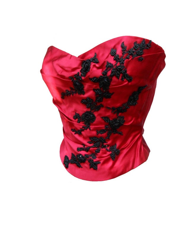 Draped Bustier