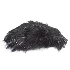 Wide Feathered Hat