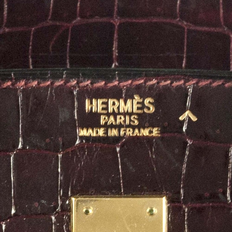 Hermes 25 cm Birkin Bag Porosus Crocodile 4